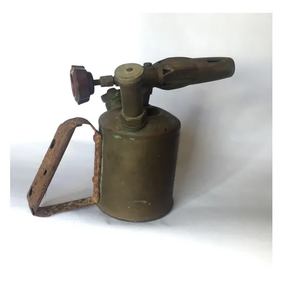 Soplete Antiguo De Bronce 
