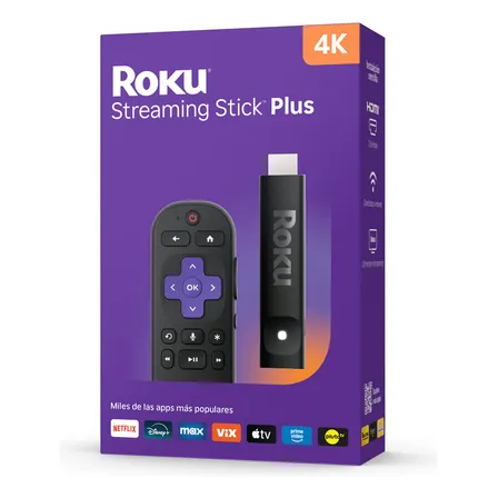 Roku Stick Plus| Dispositivo De Streaming Para Tv 4k