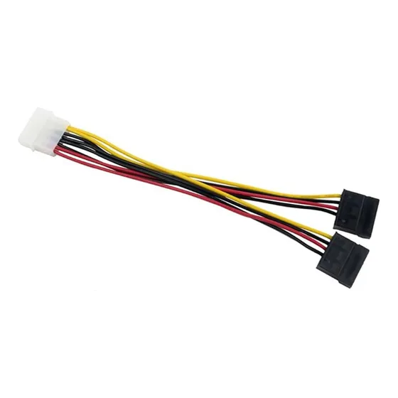 Adaptador Sata De 4 Pines A 2 X 15 Pines Para Ide