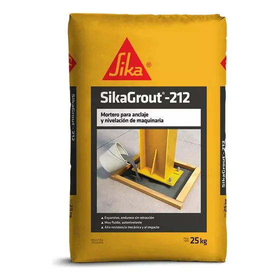 Sika Grout 212 Mortero Expansivo Autonivelante Para Anclajes