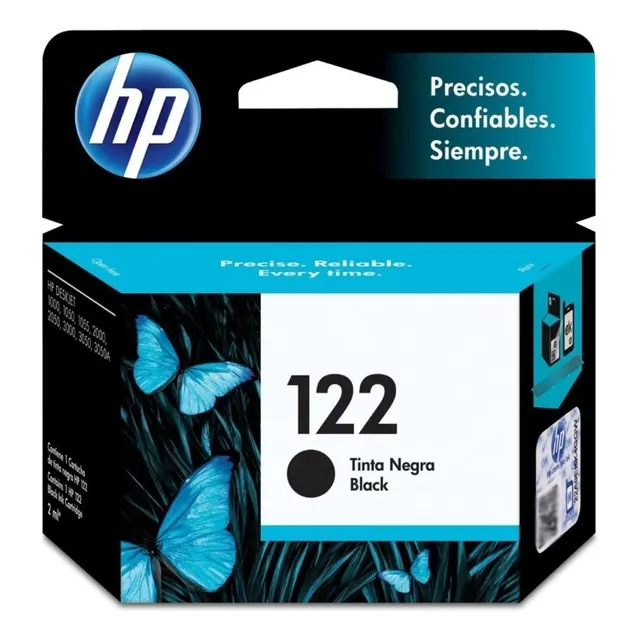 Cartucho De Tinta Hp 122 Color Negro
