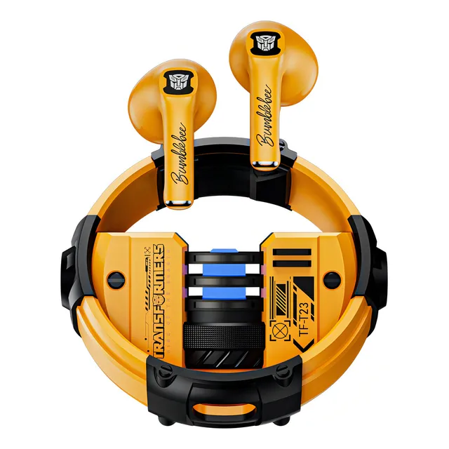 Auriculares Inalámbricos Transformers Tf-t23 Color Amarillo