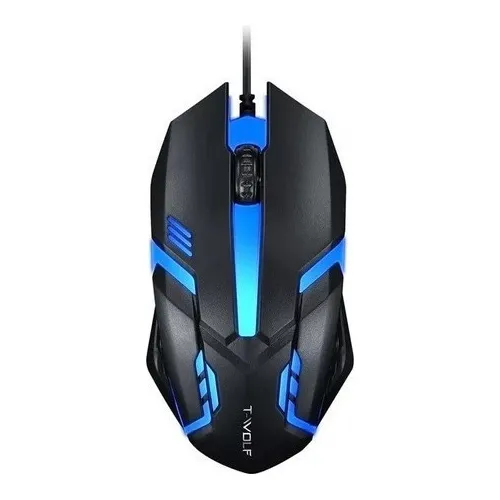 Mouse Gaming Optico 3 Botones Usb Twolf Pc 12 Unidades