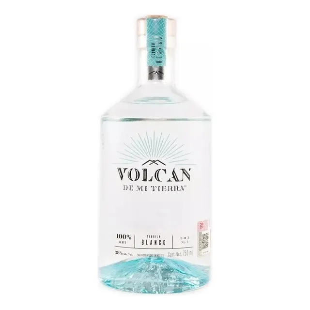 Tequila Volcán De Mi Tierra Blanco 375 Ml
