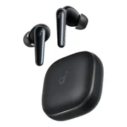 Audífonos Bluetooth Soundcore Liberty 5, Hi-Res, Audio con Dolby y LDAC, ANC 3.0, 48h Autonomía, Carga Rápida e Inalámbrica, 6 Micrófonos con IA, Resistencia al Agua IP55, Bluetooeh 5.3, Negro