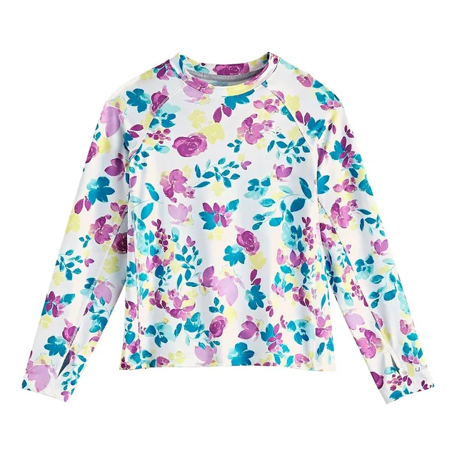 Camiseta Fitness Manga Larga Para Niño Proteccion Solar