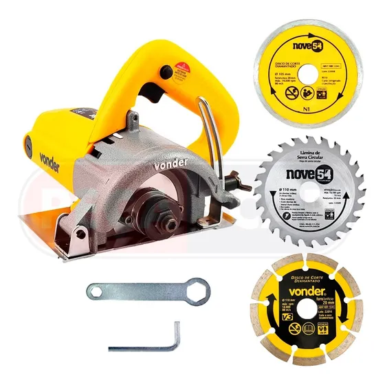 Kit Completo Serra Mármore Tipo Markita Pisos Smv1300 Vonder