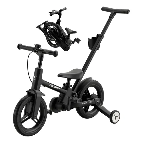 Bicicleta Infantil Aro 16 DNZ Cross Preto Cromada Com Freios V