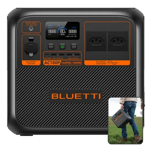 Bluetti Eb3a 268wh 600w 110v Estação De Energia Portátil Leve