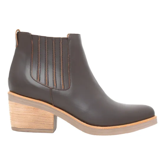 Botas Texanas Mujer Cuero Vacuno Caña Elástizada Fiori Saida