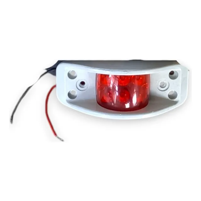 Faro Esquinero Plano Led 12 24v Rojo Plataforma Furgon