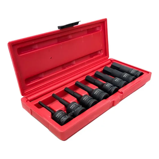 Set 8 Dados Hex De Impacto 1/2 Allen H5-h18 Tooltech Taiwan