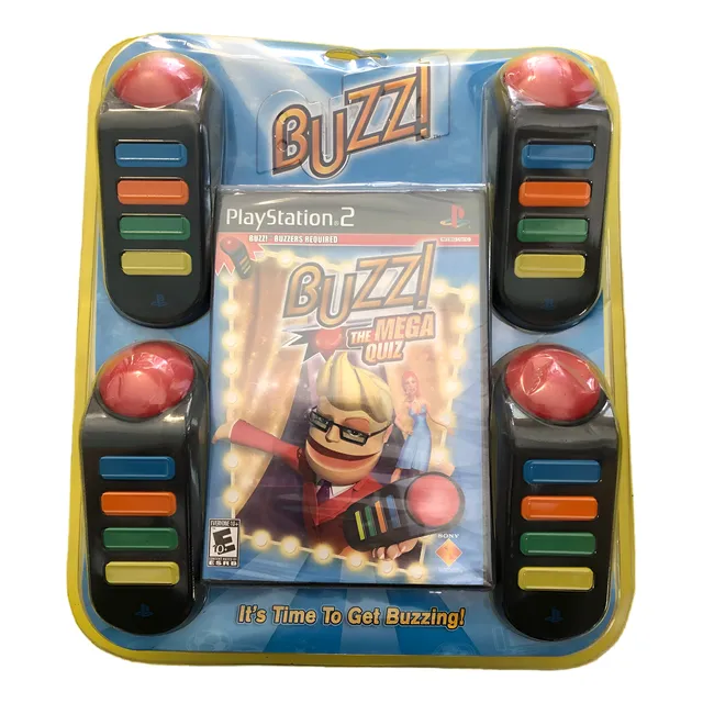 Buzz The Mega Quiz Ps2 Nuevo Sellado