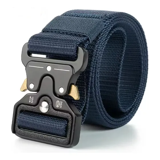 Cinturon Correa Tactico Nylon Liberacion Rapida Varios Color
