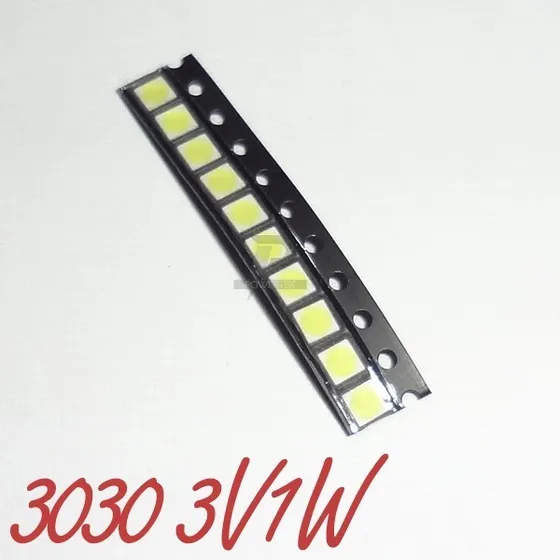 Led Smd 3030 3v 1w Tv Lcd Backlight Lampara - Lote
