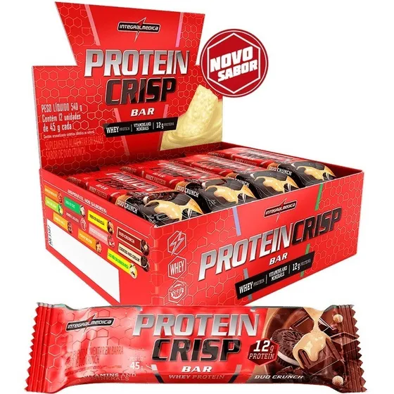 Protein Crisp Cx C/ 12 Un - 13g De Proteína - Integralmedica