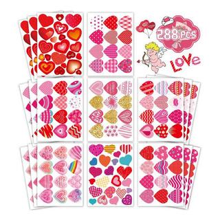 Pegatinas Valentines Day De Pvc Contra Agua Calcomanías Pegatinas Valentines Day De Pvc Contra Agua Calcomanías