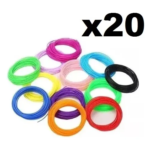 Filamento Pla Impresora 3d Lapiz 3d Impresion Varios Colores