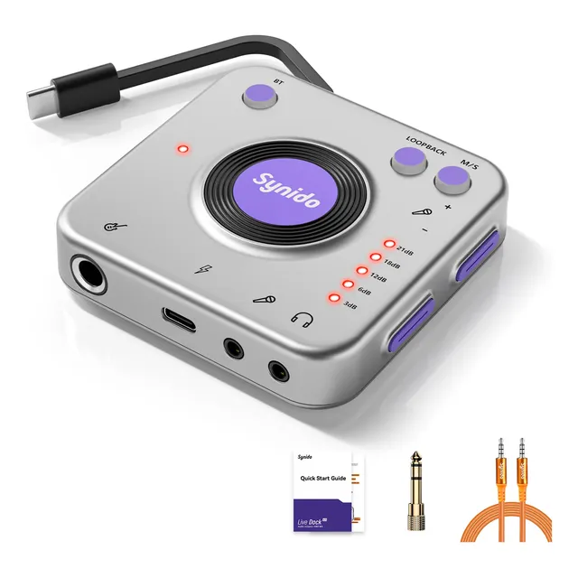 Interfaz De Audio Multimedia Synido Livedock Pro A20