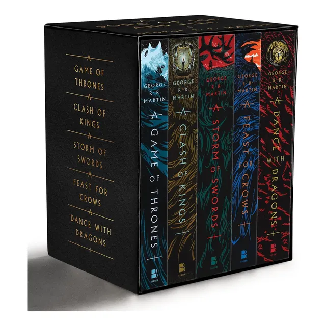 Libro: Juego De Tronos, De George R R Martin, En Caja De 5 L