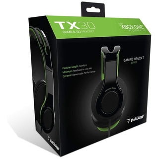 Headset Alámbrico Tx30 Voltedge Para Xbox One Color Verde/negro Headset Alámbrico Tx30 Voltedge Para Xbox One Color Verde/negro