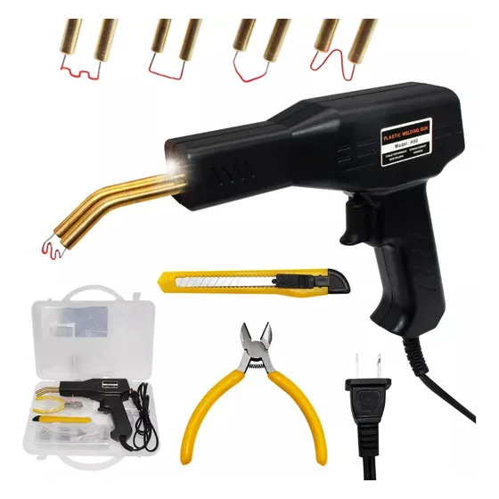 Pistola Soldadora De Plastico Parachoques Mas Grapas