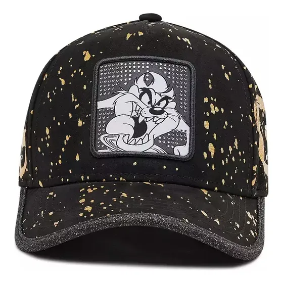 Gorra Capslab Looney Tunes Taz Original Negro Único Manchas