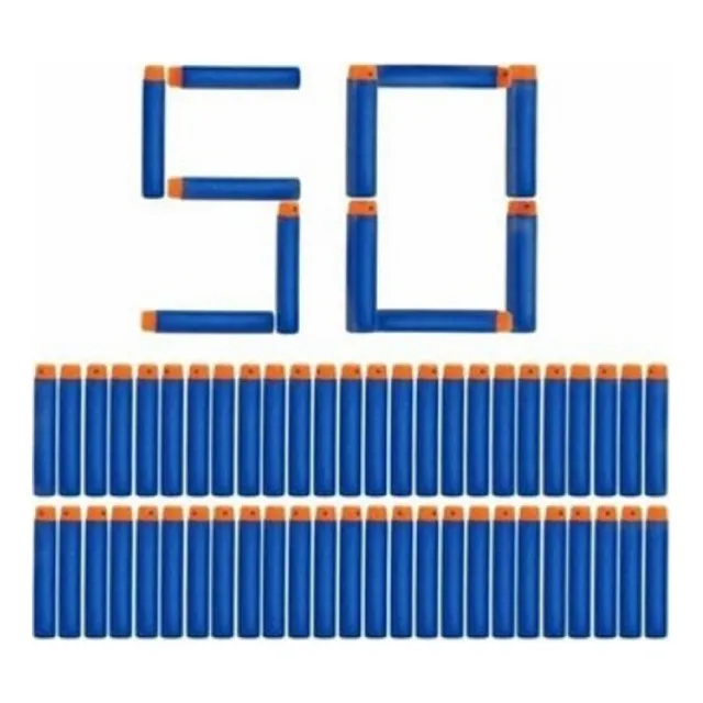 50 Dardos De Repuesto Para Nerf N-strike Elite Envio Ya