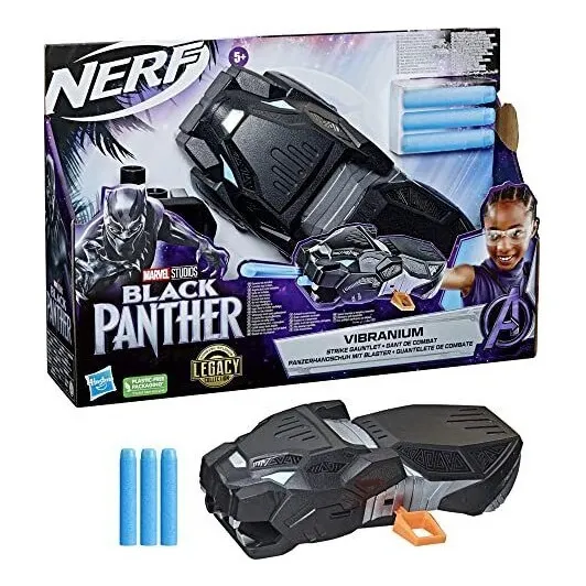 Nerf Vibranium Guante De Combate Black Panther Marvel