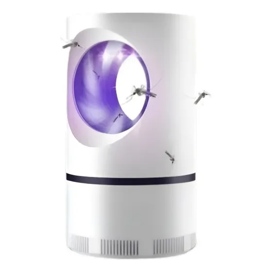Lampara Mata Insectos Mosquitos Mata Zancudos Electrico Genérica Gianpa Blanco