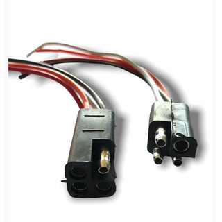 Arnes Conector 4 Vias Remolque Universal Juego 2 Piezas Arnes Conector 4 Vias Remolque Universal Juego 2 Piezas