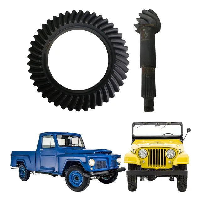 Coroa E Pinhão 43 X 8 Dana 44 Jeep / Rural / F 75 / Troller