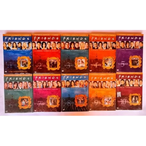 Friends Coleção Completa 10 Temporadas Dvd Box Original