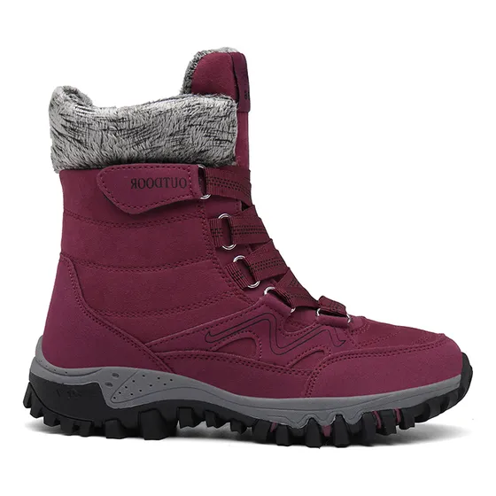 Botas De Nieve Para Parejas Para Abrigarse Informalmente