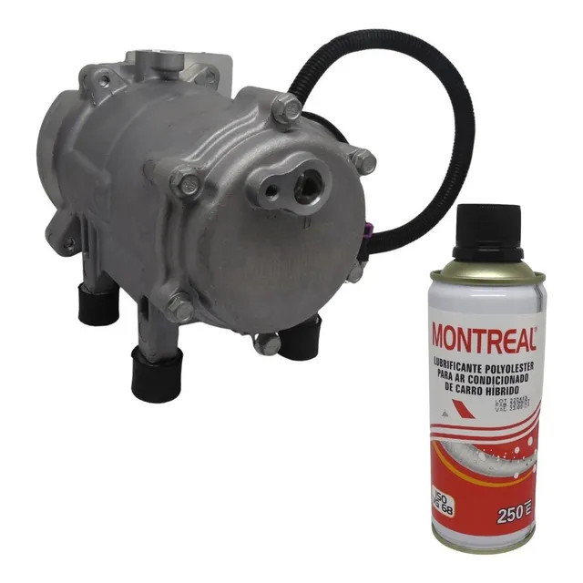 Kit Compressor Ar Cond Elétrico Com Modulo Acoplado + Oleo