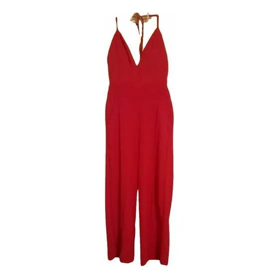 Enterito Monito Rojo Brasilero Nuevo Stretch Palazzo Talla G