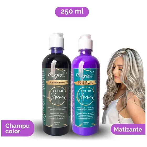 Kit Mechas Beige Perla Silver - mL a $130
