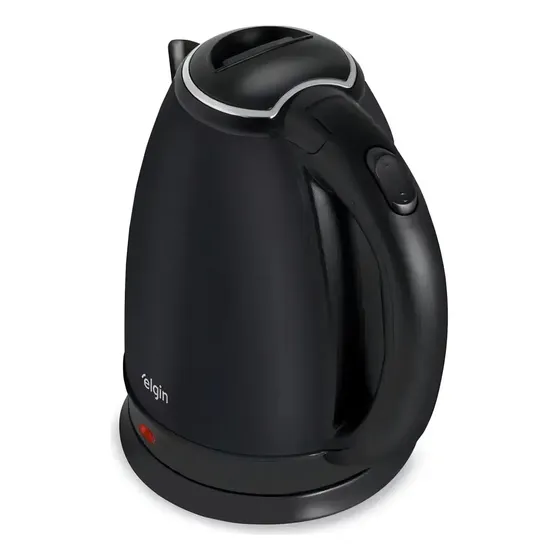 Chaleira Elétrica Jarra 2 Litros Preta 1200w Elgin Cor Preto