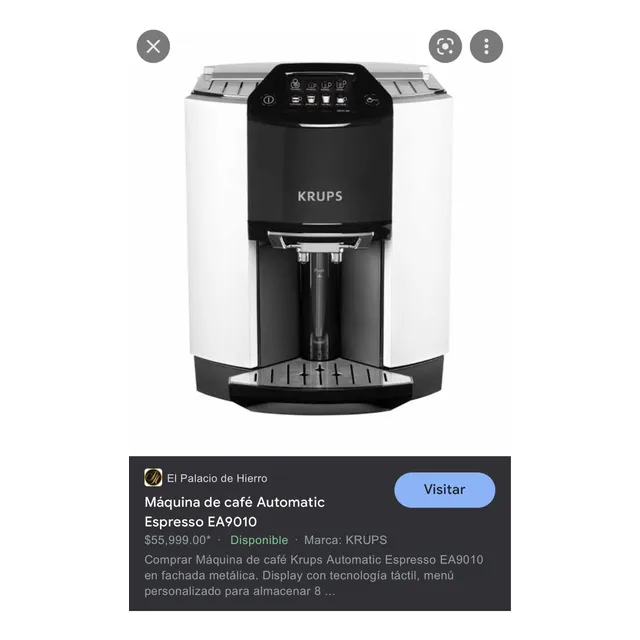 Cafetera Krups Ea9000 Máquina Expresso Capuchino Automática