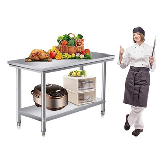 Mesa Isla Trabajo Acero Inoxidable Pasteur 180x80x80cm Mesa Isla Trabajo Acero Inoxidable Pasteur 180x80x80cm