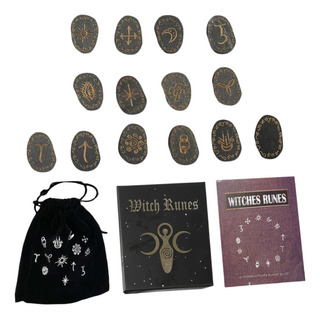 Set With Storage Bag, Symbol Wooden Runes Tallen Guide Guía Set With Storage Bag, Symbol Wooden Runes Tallen Guide Guía