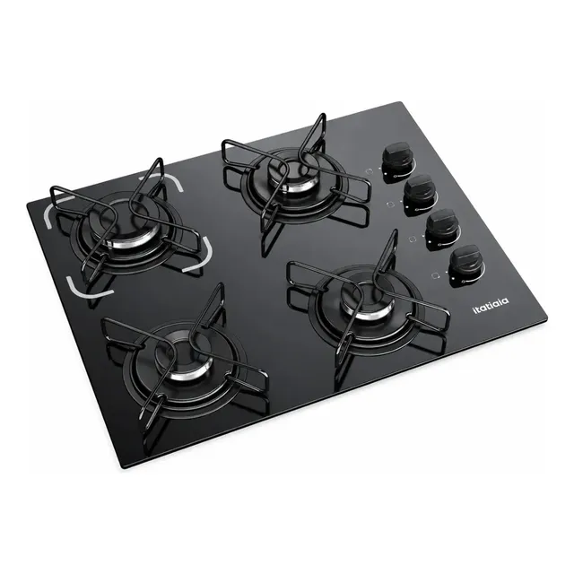 Cooktop Itatiaia Essencial 4 Bocas Cor Preto 127/220v