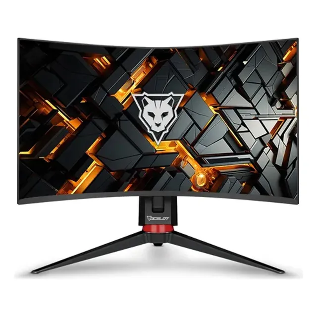 Monitor Curvo Ocelot Gaming 32 PuLG Fhd 180hz Freesync Negro