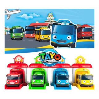 4pcs El Pequeño Autobús Tayo Set 4pz 4pcs El Pequeño Autobús Tayo Set 4pz
