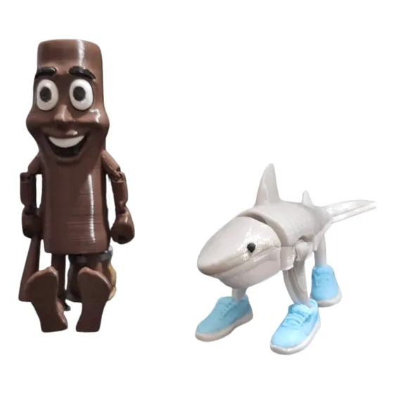 Pack Figura Muñeco Tralalero Tralala Tung Tung Sahur