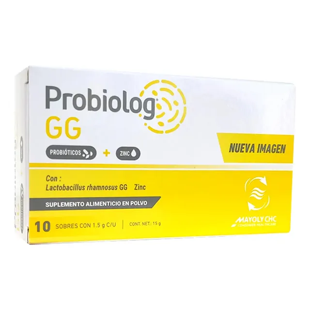 Probiolog Gg Suplemento Alimenticio 15 Gr Polvo Caja C/10 So