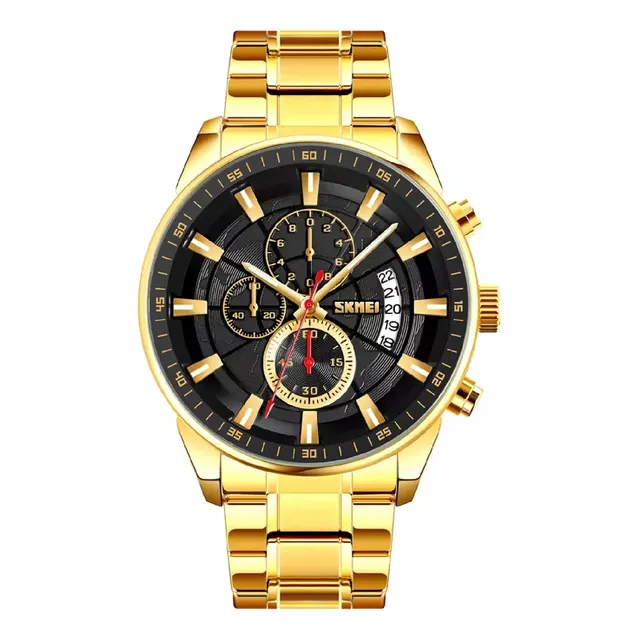 Skmei - Reloj Análogo 9285gdbk Para Hombre