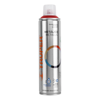 Pintura En Aerosol Rojo Metálico Bote 400ml Truper 12779 Pintura En Aerosol Rojo Metálico Bote 400ml Truper 12779
