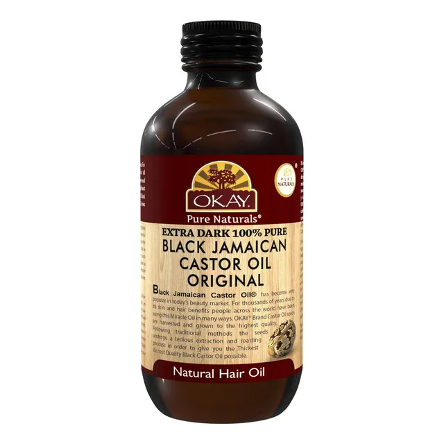 Okay Aceite De Ricino Extra Negro De Jamaica 100% Puro 118ml
