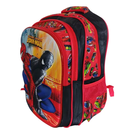 Bolso Spiderman Morral Mochila Escolar Niño Niña Diseño